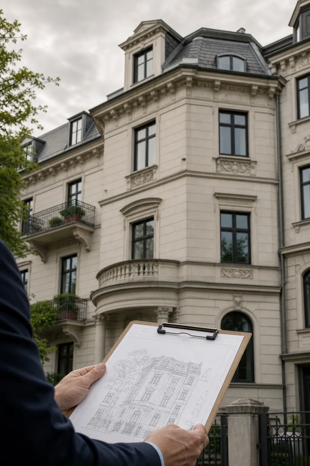 Immobilie und Unterlagen fuer eine Verkehrswertermittlung